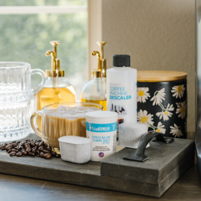 Breville Compatible Espresso Machine Cleaning Kit - 40 Cleaning Tablets, 2 Espresso Machine Water Filters, 2-Use Descaler Bottle