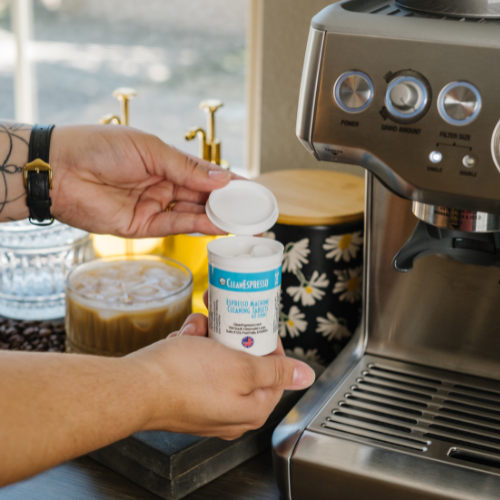 Breville Compatible Espresso Machine Cleaning Kit - 40 Cleaning Tablets, 2 Espresso Machine Water Filters, 2-Use Descaler Bottle